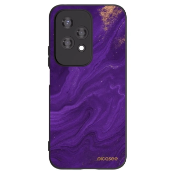 Picasee silikonowe czarne etui na Honor 200 Lite - Purple