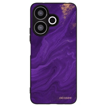 Picasee silikonowe czarne etui na Xiaomi Redmi 13 4G - Purple