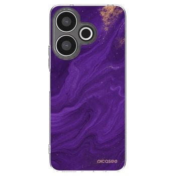 Picasee silikonowe przeźroczyste etui na Xiaomi Redmi 13 4G - Purple