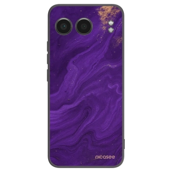 Picasee silikonowe czarne etui na OnePlus Nord 4 - Purple