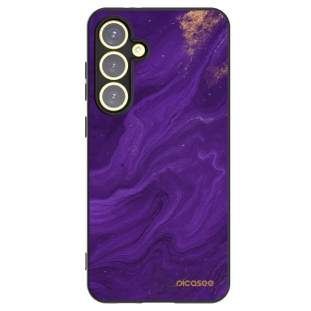 Picasee silikonowe czarne etui na Samsung Galaxy S24 FE S721B - Purple