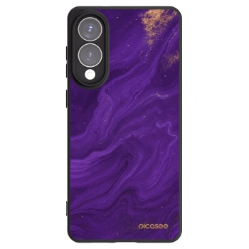 Picasee silikonowe czarne etui na Samsung Galaxy S25 Edge 5G - Purple