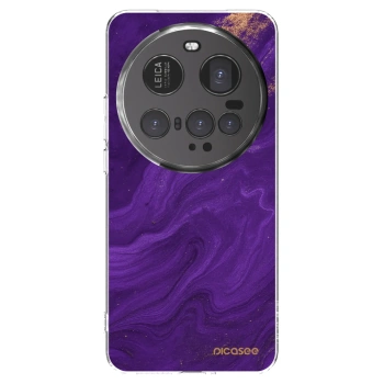 Picasee silikonowe przeźroczyste etui na Xiaomi 15 Ultra - Purple