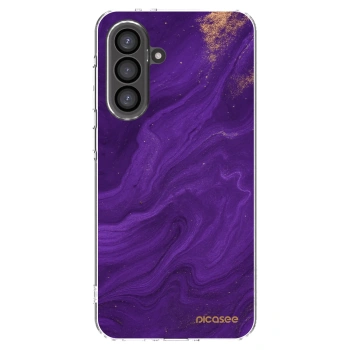 Picasee silikonowe przeźroczyste etui na Samsung Galaxy A36 5G - Purple