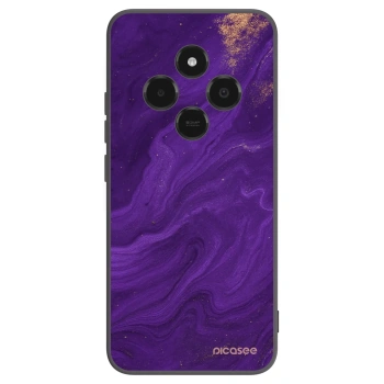 Picasee silikonowe czarne etui na Xiaomi Poco C75 - Purple
