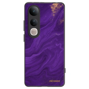Picasee silikonowe czarne etui na Vivo V50 Lite 5G - Purple