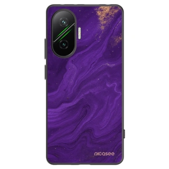 Picasee silikonowe czarne etui na Xiaomi Poco F7 Pro 5G - Purple