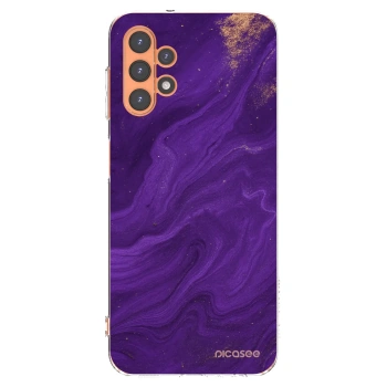 Picasee silikonowe przeźroczyste etui na Samsung Galaxy A13 5G - Purple