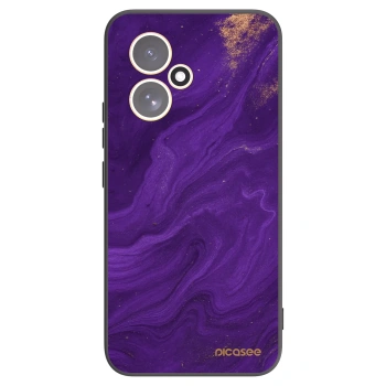 Picasee silikonowe czarne etui na Honor 400 5G - Purple