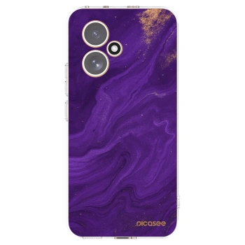 Picasee silikonowe przeźroczyste etui na Honor 400 5G - Purple