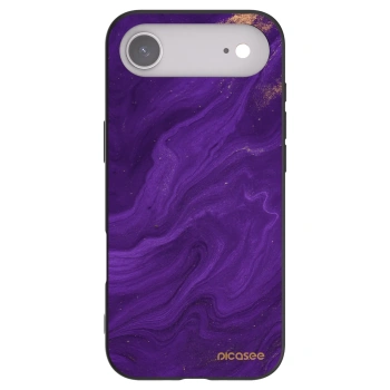 Picasee silikonowe czarne etui na Apple iPhone Air - Purple