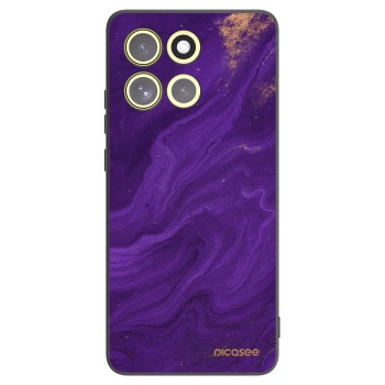 Picasee silikonowe czarne etui na Motorola Moto G86 5G - Purple