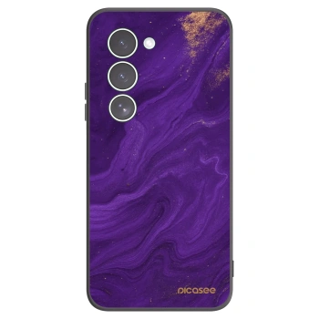 Picasee silikonowe czarne etui na Xiaomi Redmi 15 5G - Purple