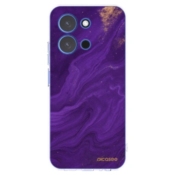 Picasee silikonowe przeźroczyste etui na Xiaomi Redmi 15C 4G - Purple