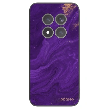 Picasee silikonowe czarne etui na Xiaomi Redmi Note 15 Pro+ - Purple