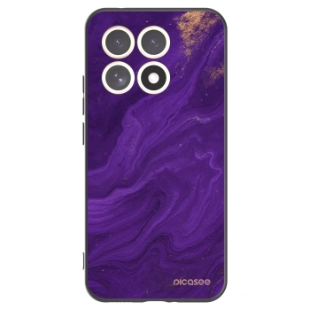Picasee silikonowe czarne etui na Xiaomi 15T - Purple
