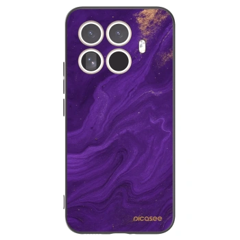 Picasee silikonowe czarne etui na Xiaomi 15T Pro - Purple