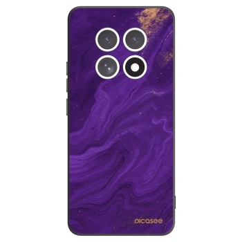 Picasee silikonowe czarne etui na Xiaomi Redmi Note 15 4G - Purple