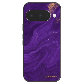 Picasee silikonowe czarne etui na Google Pixel 10 - Purple