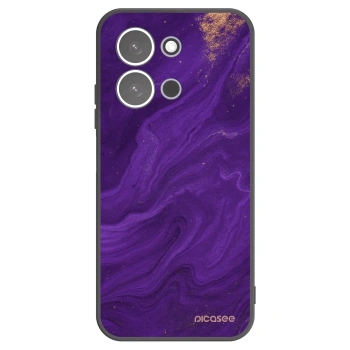 Picasee silikonowe czarne etui na Xiaomi Redmi 15C 5G - Purple