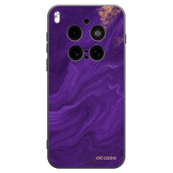 Picasee silikonowe czarne etui na Vivo X300 Pro - Purple
