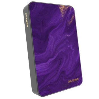 Powerbank z MagSafe 10 000 mAh Szary - Purple