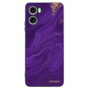 Picasee silikonowe czarne etui na Motorola Moto G06 - Purple