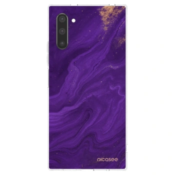 Picasee silikonowe przeźroczyste etui na Samsung Galaxy Note 10 N970F - Purple