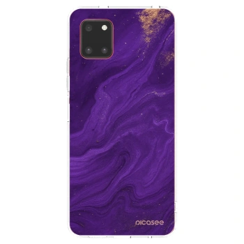 Picasee silikonowe przeźroczyste etui na Samsung Galaxy Note 10 Lite N770F - Purple