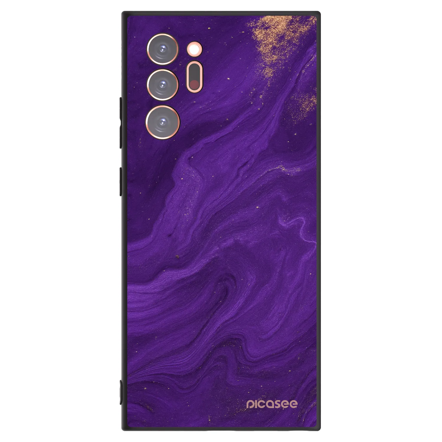 Picasee silikonowe czarne etui na Samsung Galaxy Note 20 Ultra - Purple