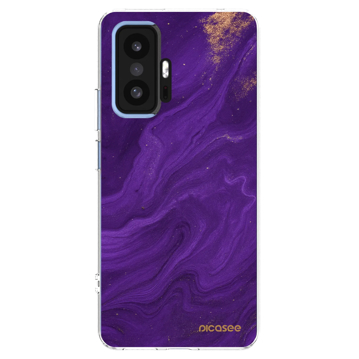 Picasee silikonowe przeźroczyste etui na Xiaomi 11T Pro - Purple