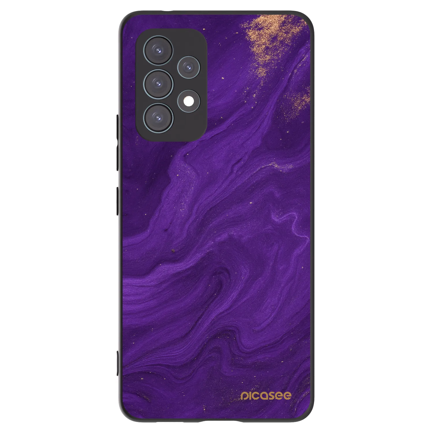 Picasee silikonowe czarne etui na Samsung Galaxy A53 5G A536 - Purple