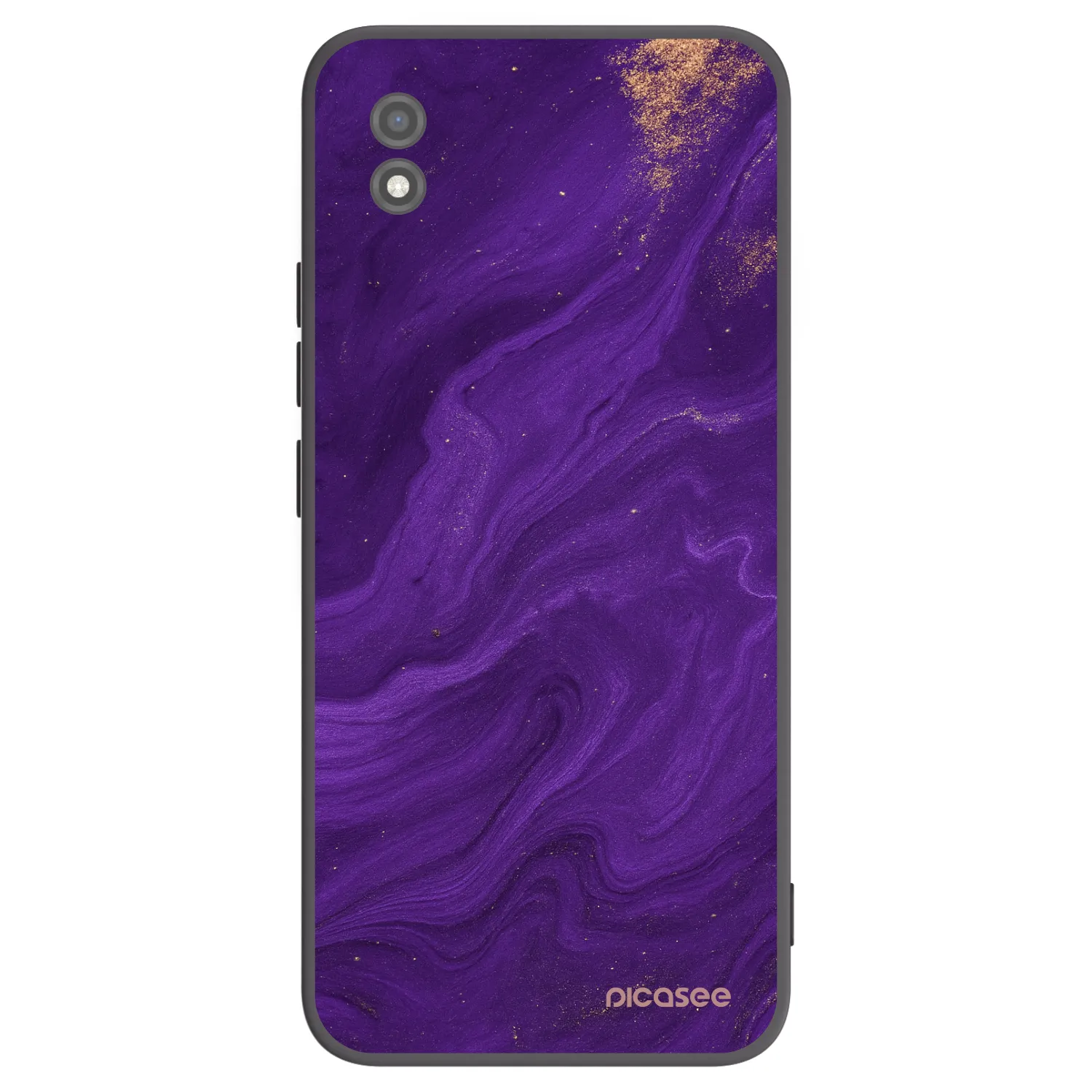 Picasee silikonowe czarne etui na Realme C11 (2021) - Purple