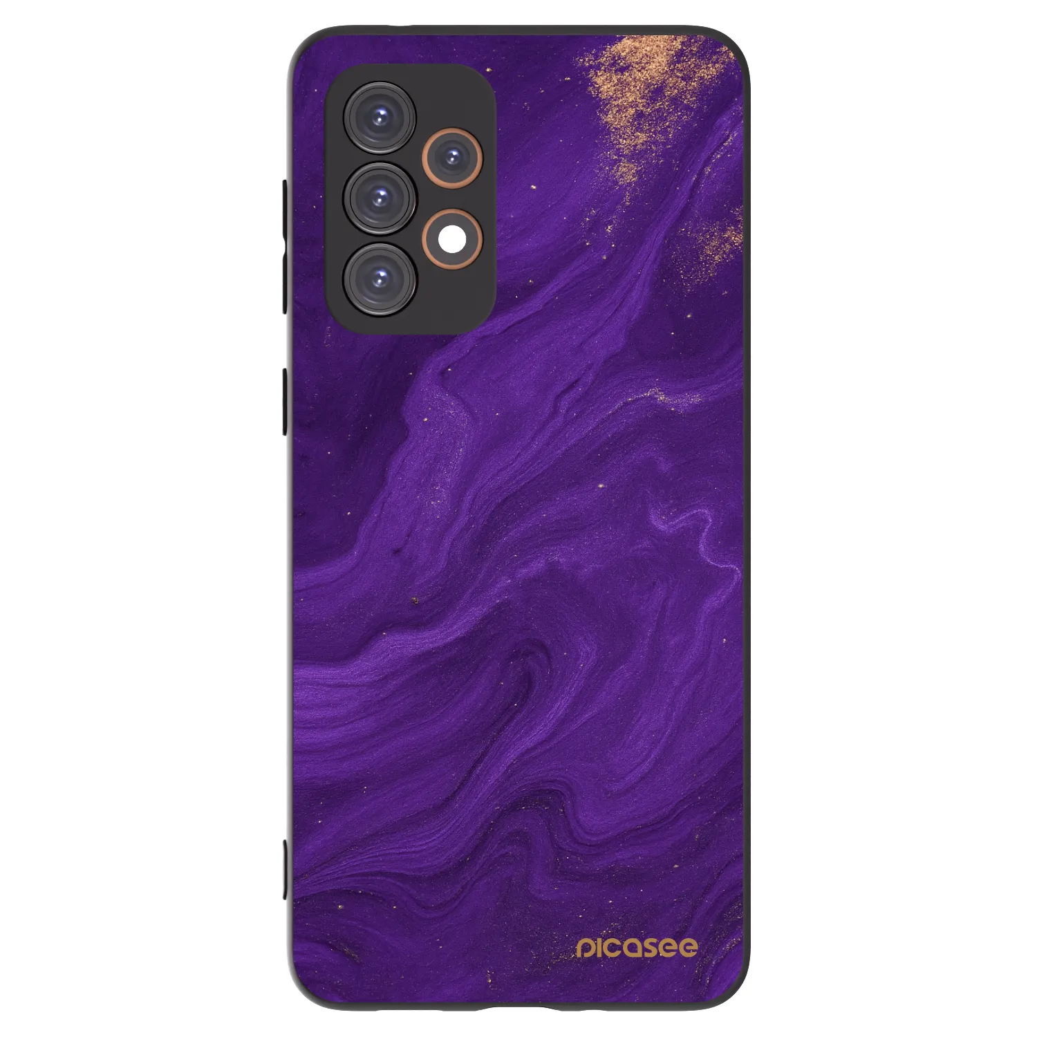 Picasee silikonowe czarne etui na Samsung Galaxy A33 5G A336 - Purple