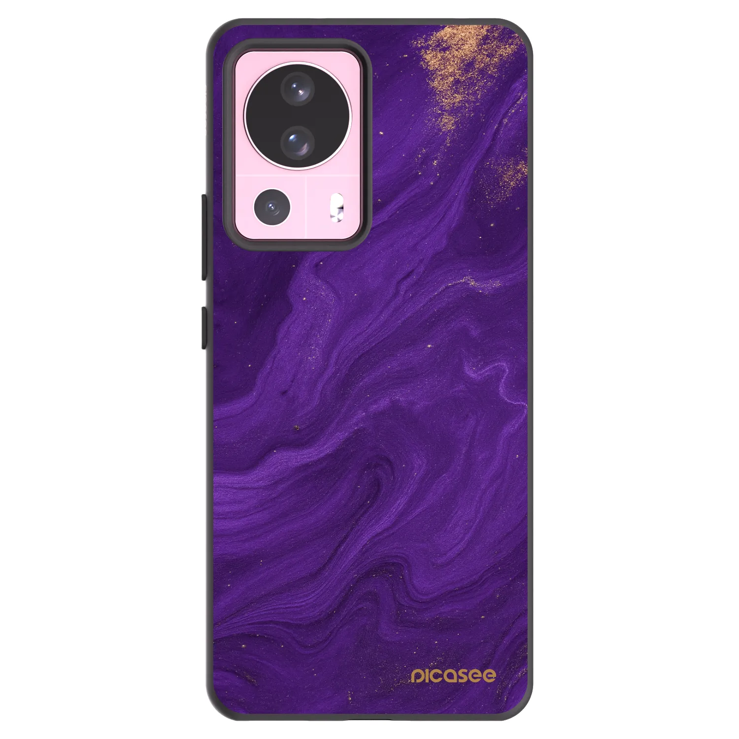 Picasee silikonowe czarne etui na Xiaomi 13 Lite - Purple