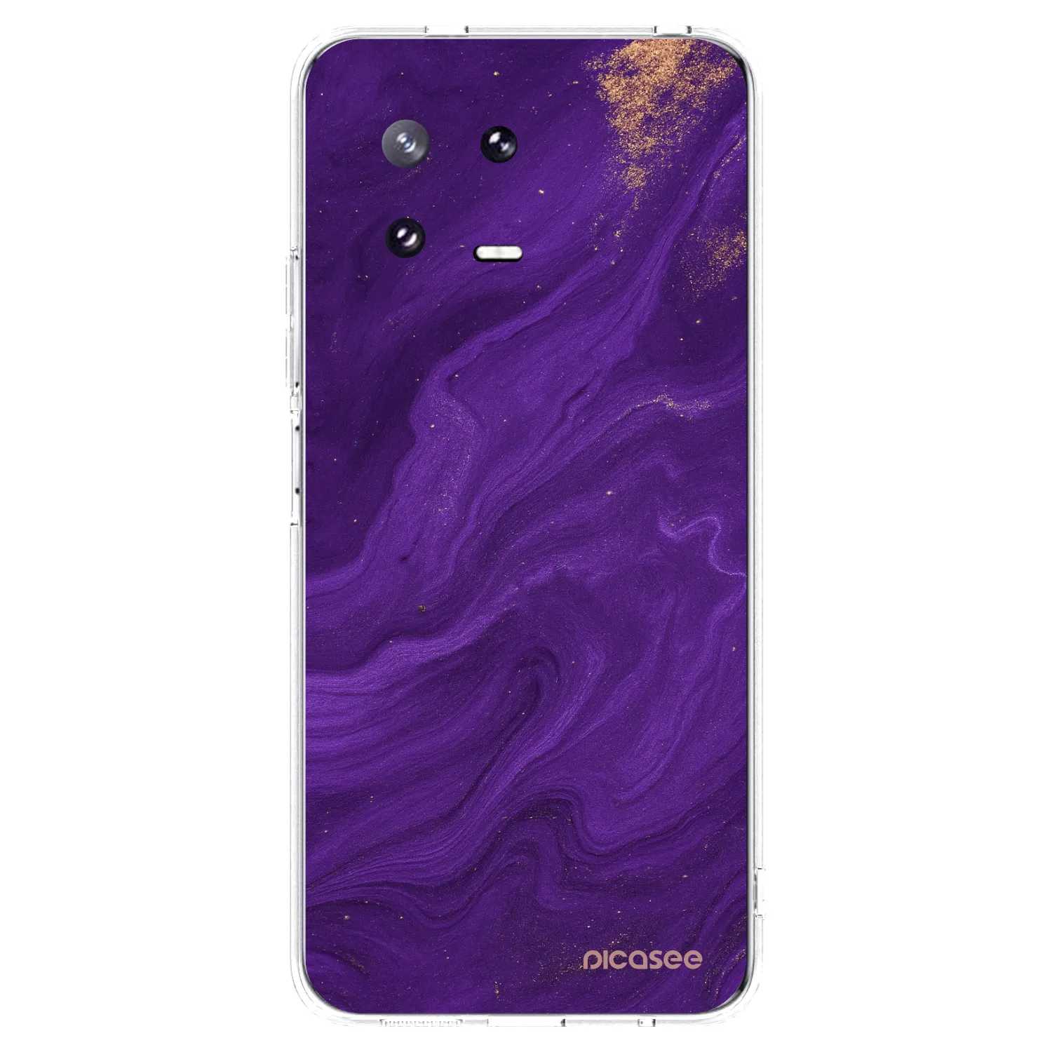 Picasee silikonowe przeźroczyste etui na Xiaomi 13 Pro - Purple
