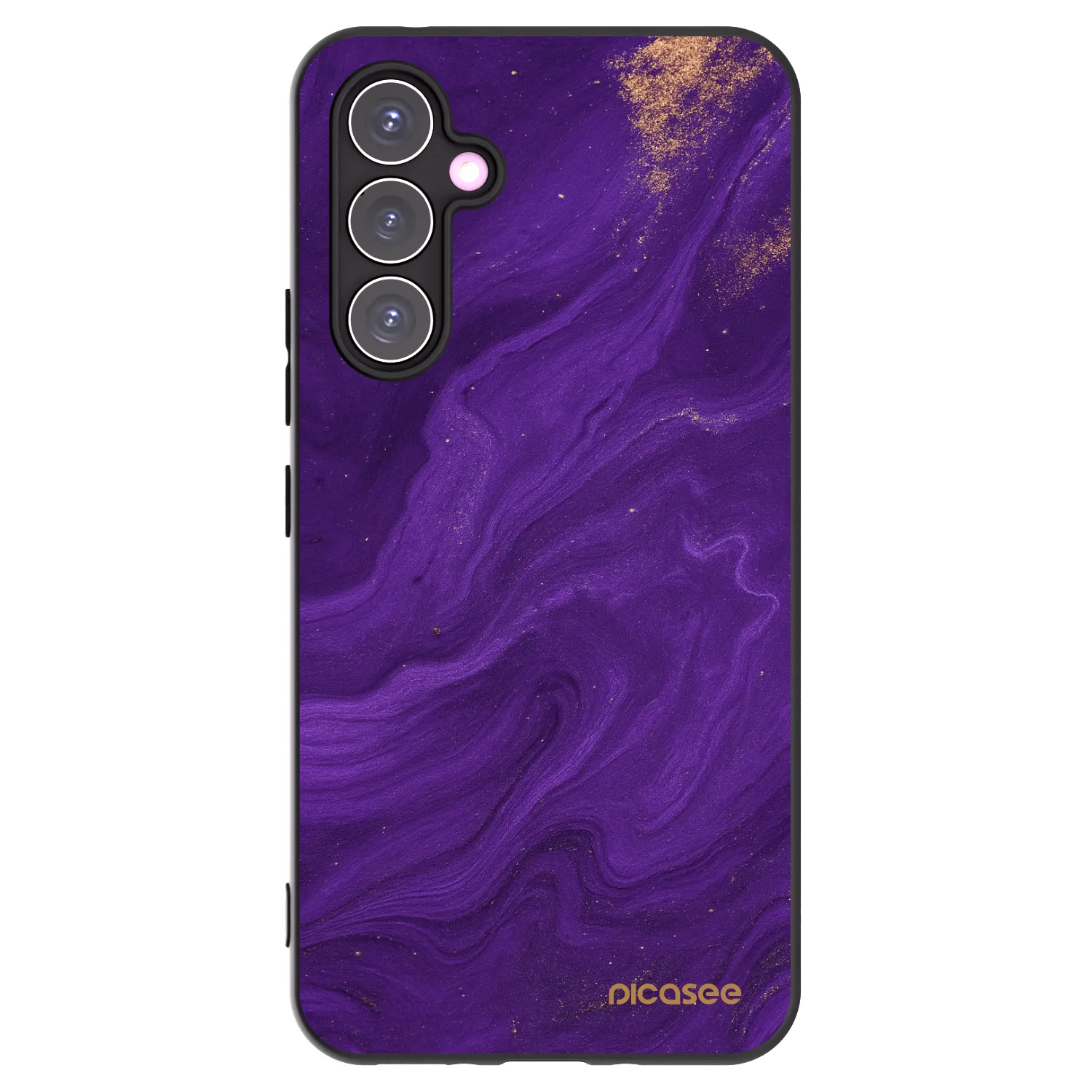 Picasee silikonowe czarne etui na Samsung Galaxy A54 5G A546B - Purple
