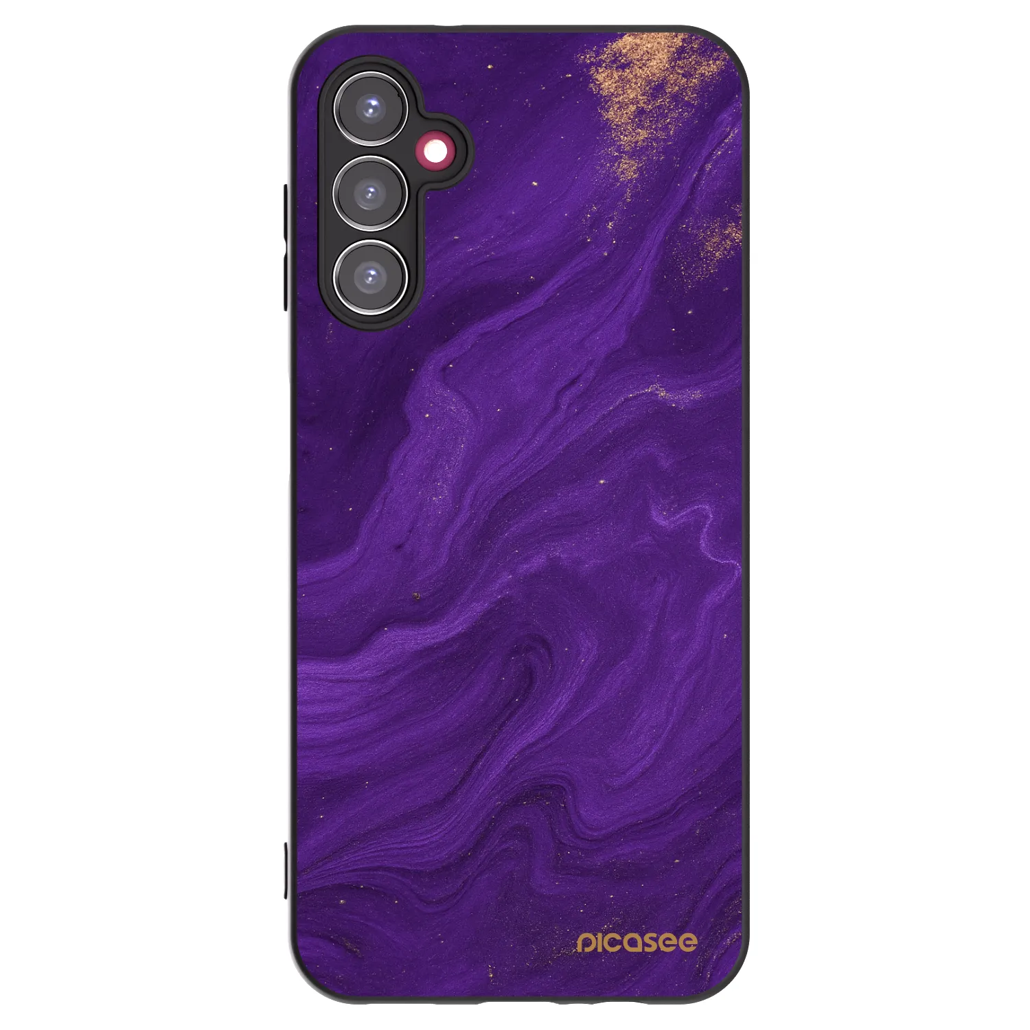 Picasee silikonowe czarne etui na Samsung Galaxy A14 4G A145R - Purple