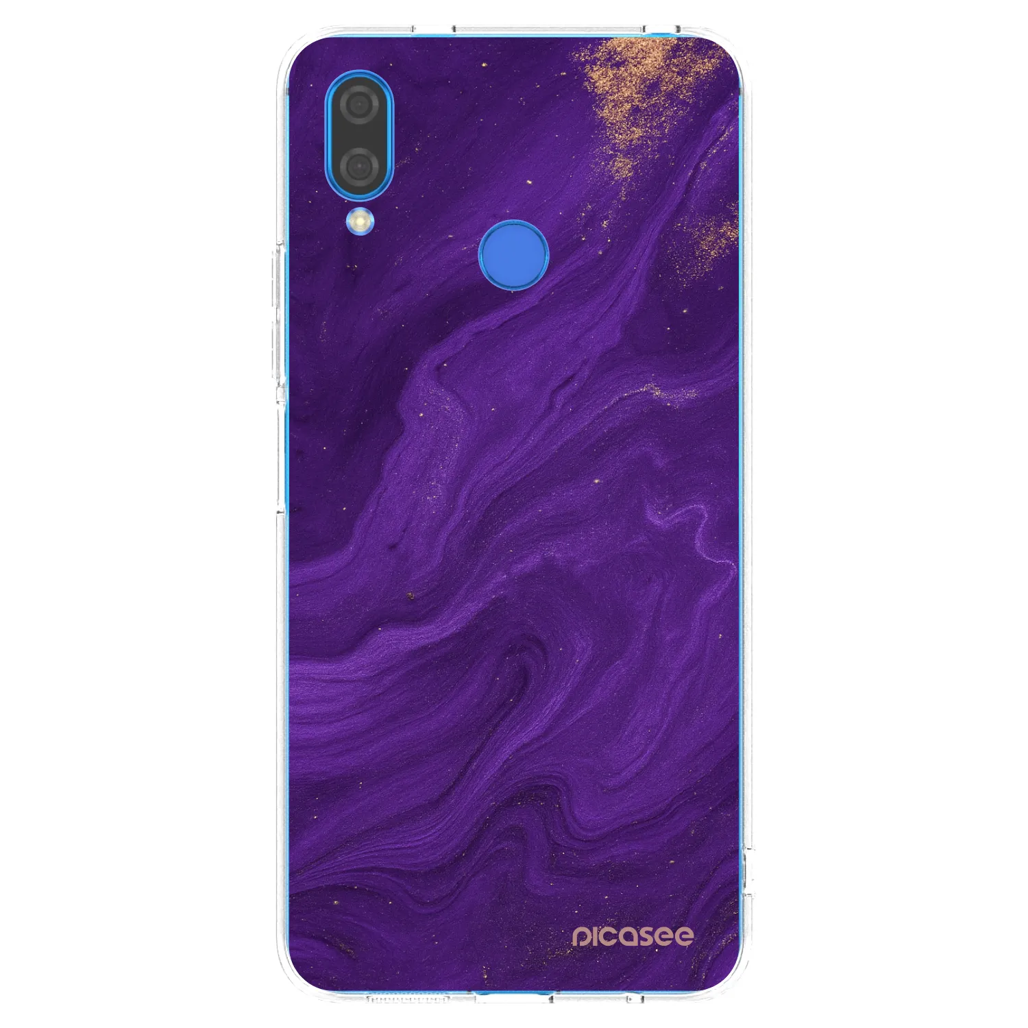 Picasee silikonowe przeźroczyste etui na Huawei Nova 3i - Purple