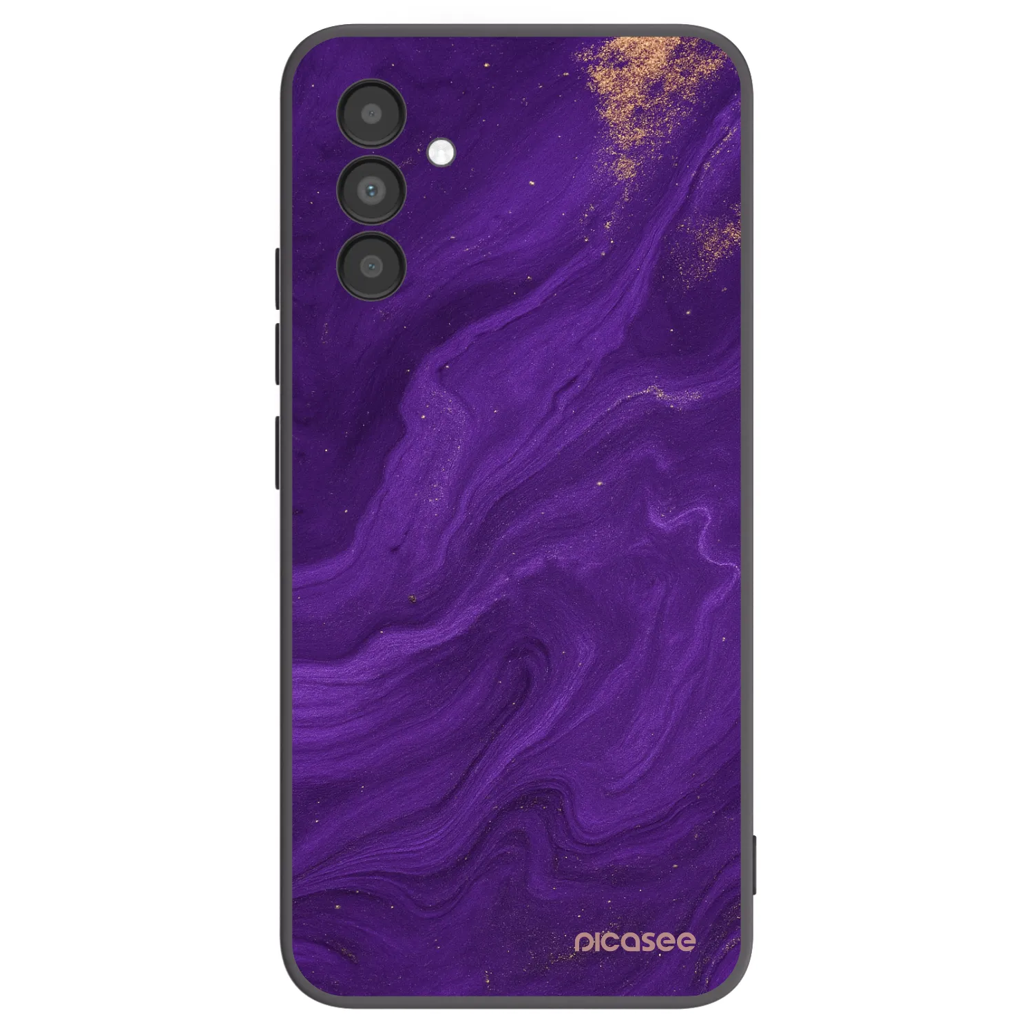 Picasee silikonowe czarne etui na Samsung Galaxy A04s A047F - Purple