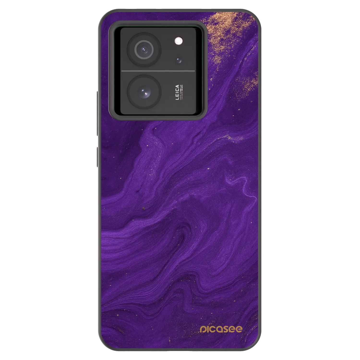 Picasee silikonowe czarne etui na Xiaomi 13T Pro - Purple