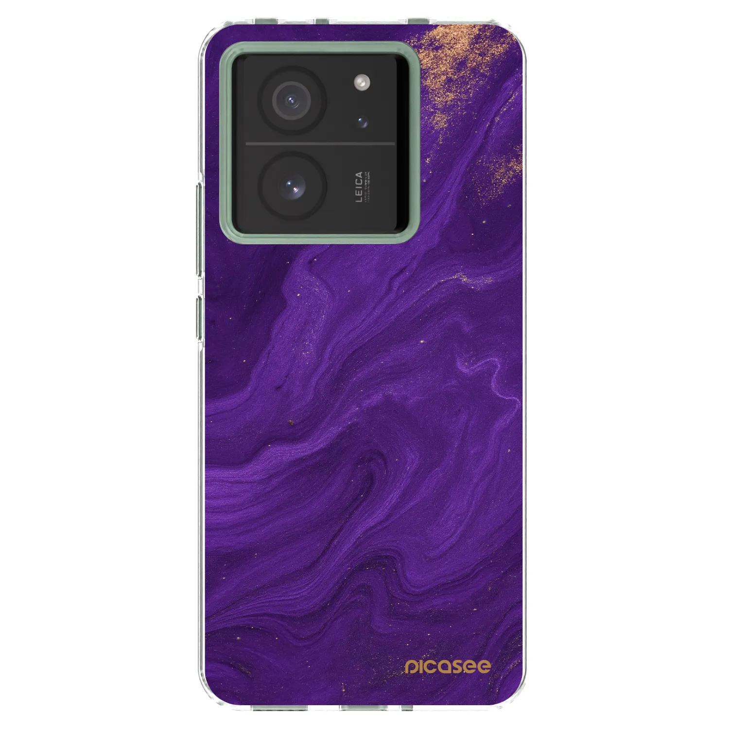 Picasee silikonowe przeźroczyste etui na Xiaomi 13T Pro - Purple