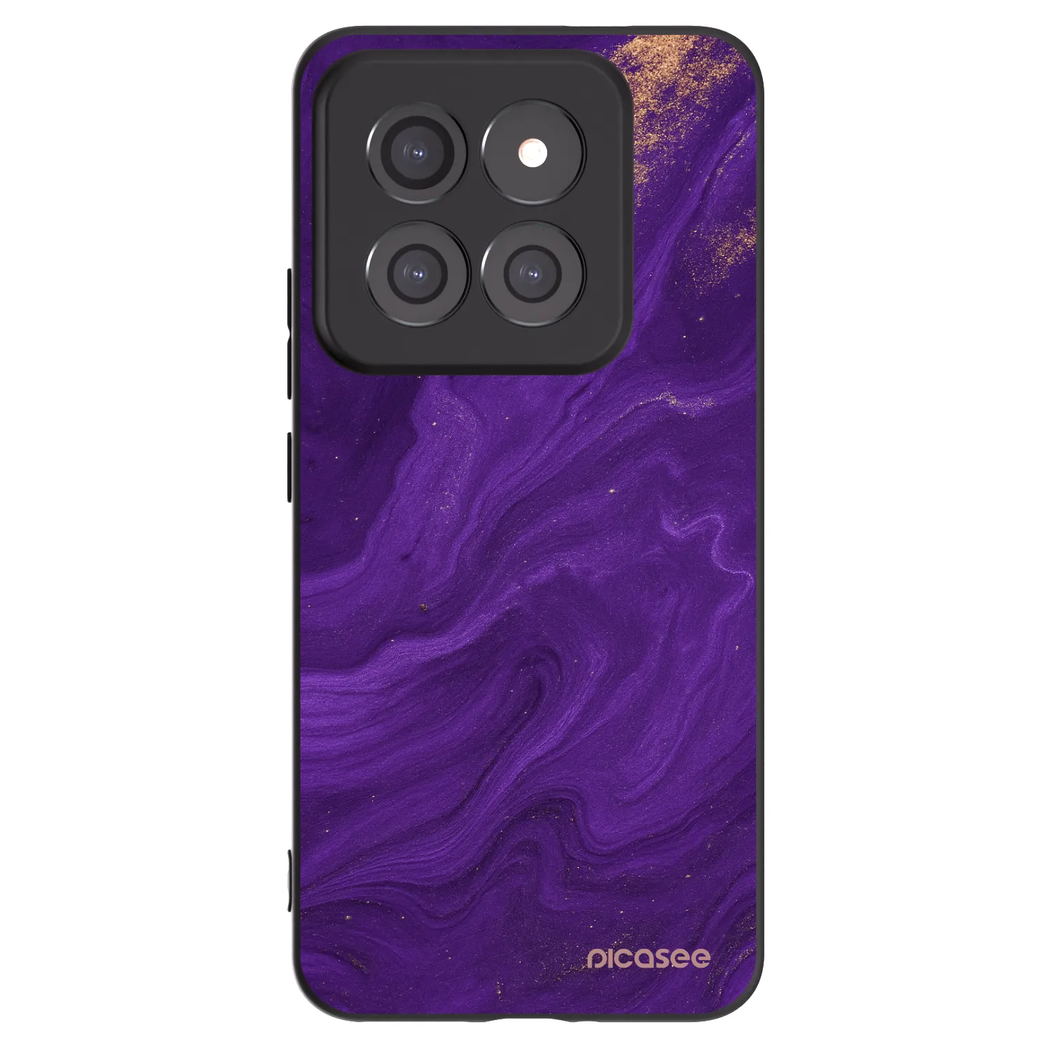 Picasee silikonowe czarne etui na Xiaomi 14 Pro - Purple