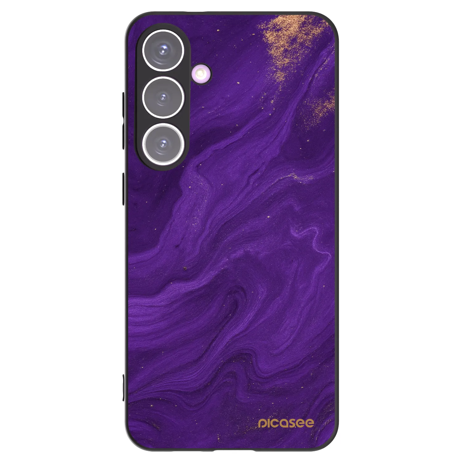 Picasee silikonowe czarne etui na Samsung Galaxy S24+ S926B 5G - Purple