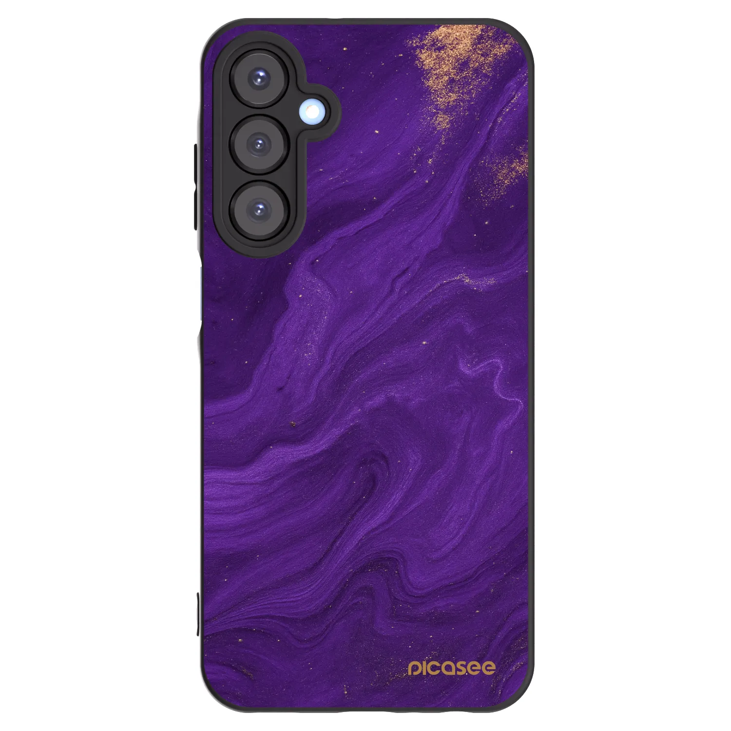 Picasee silikonowe czarne etui na Samsung Galaxy A25 A256B 5G - Purple