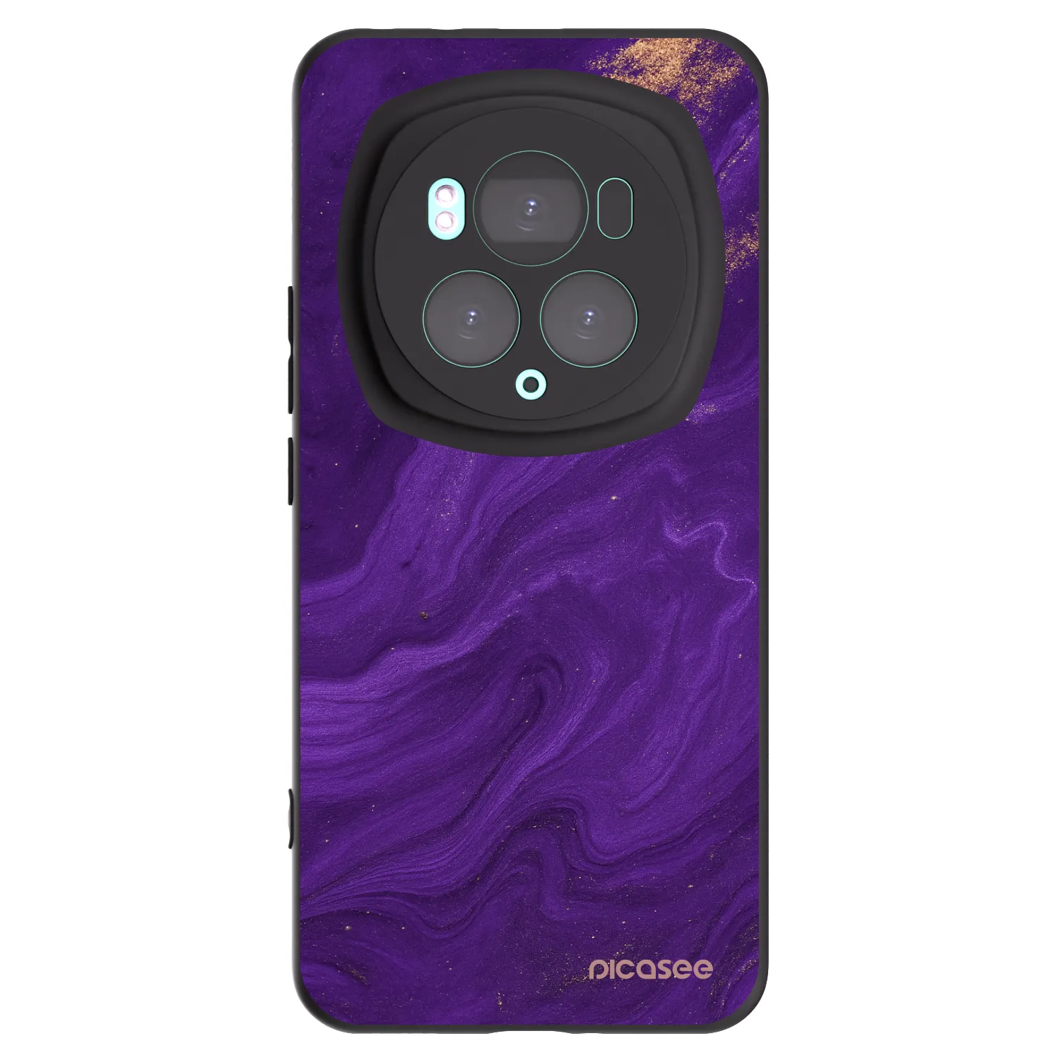 Picasee silikonowe czarne etui na Honor Magic6 Pro - Purple
