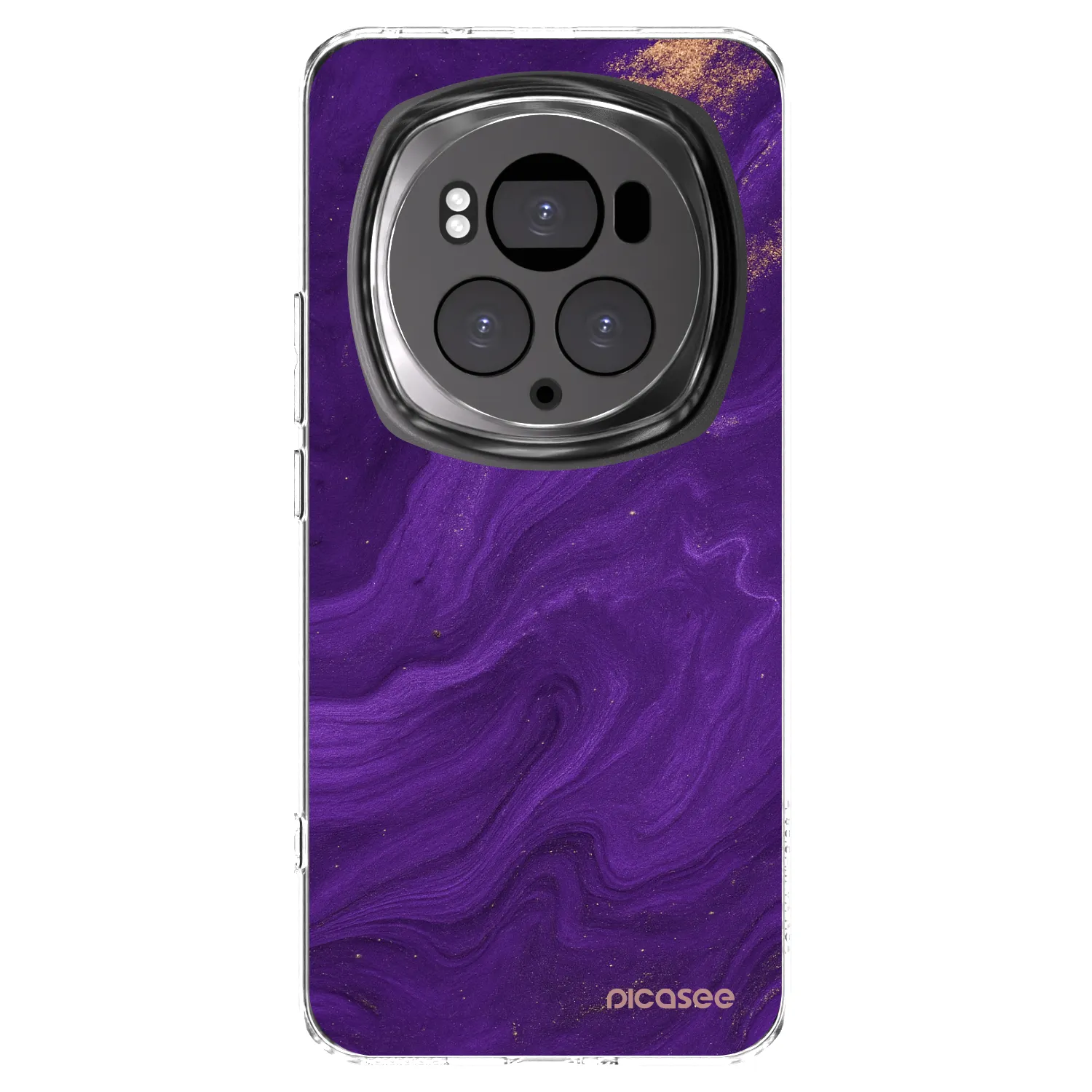 Picasee silikonowe przeźroczyste etui na Honor Magic6 Pro - Purple