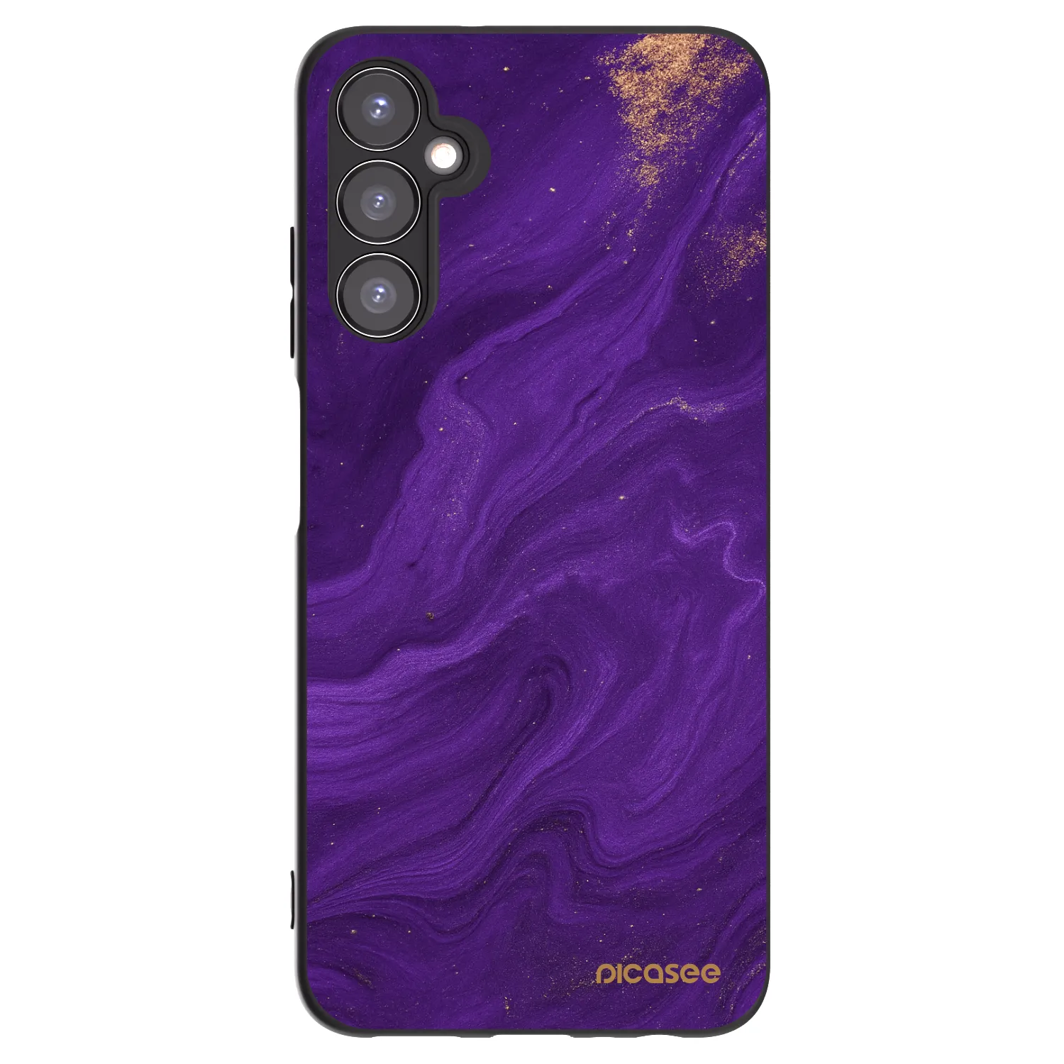 Picasee silikonowe czarne etui na Samsung Galaxy A05s A057G - Purple