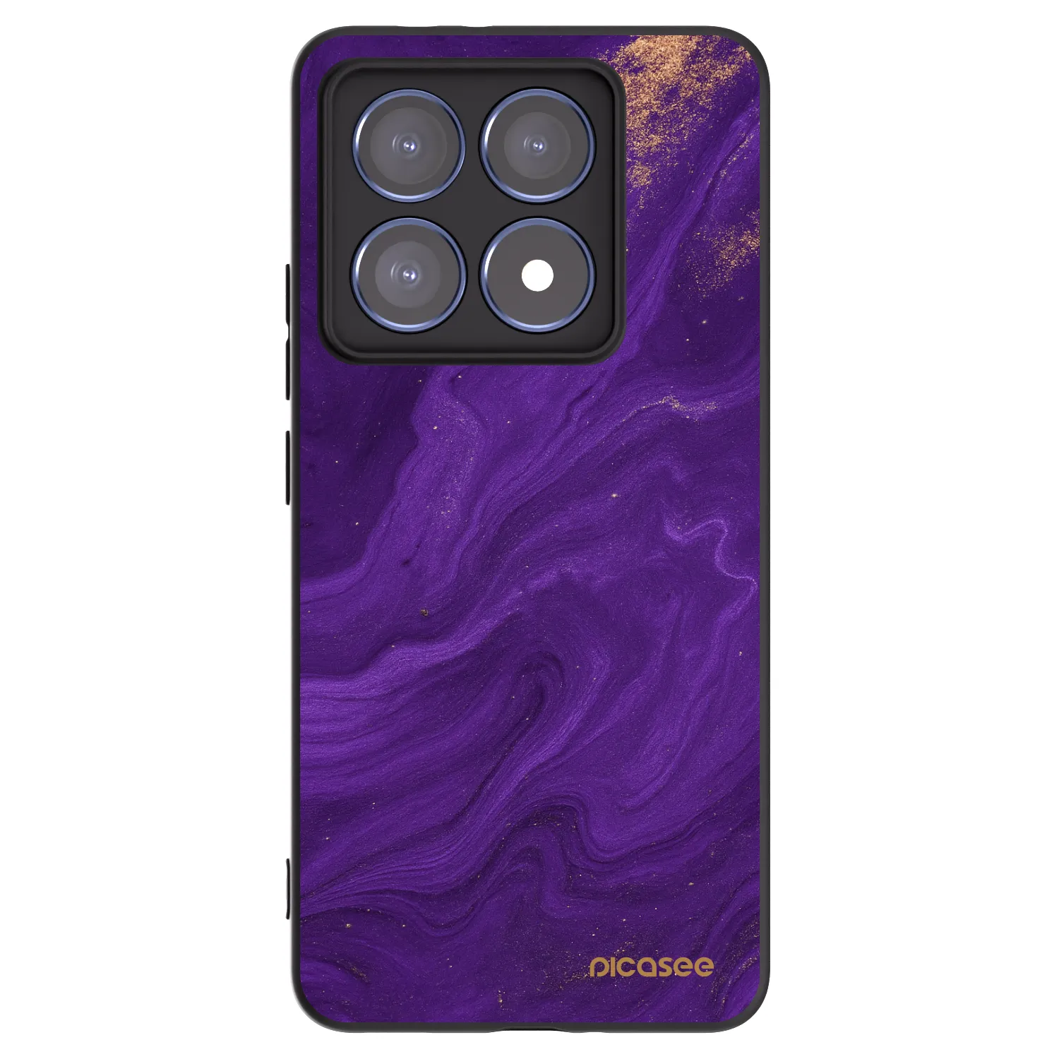 Picasee silikonowe czarne etui na Xiaomi 14T Pro - Purple