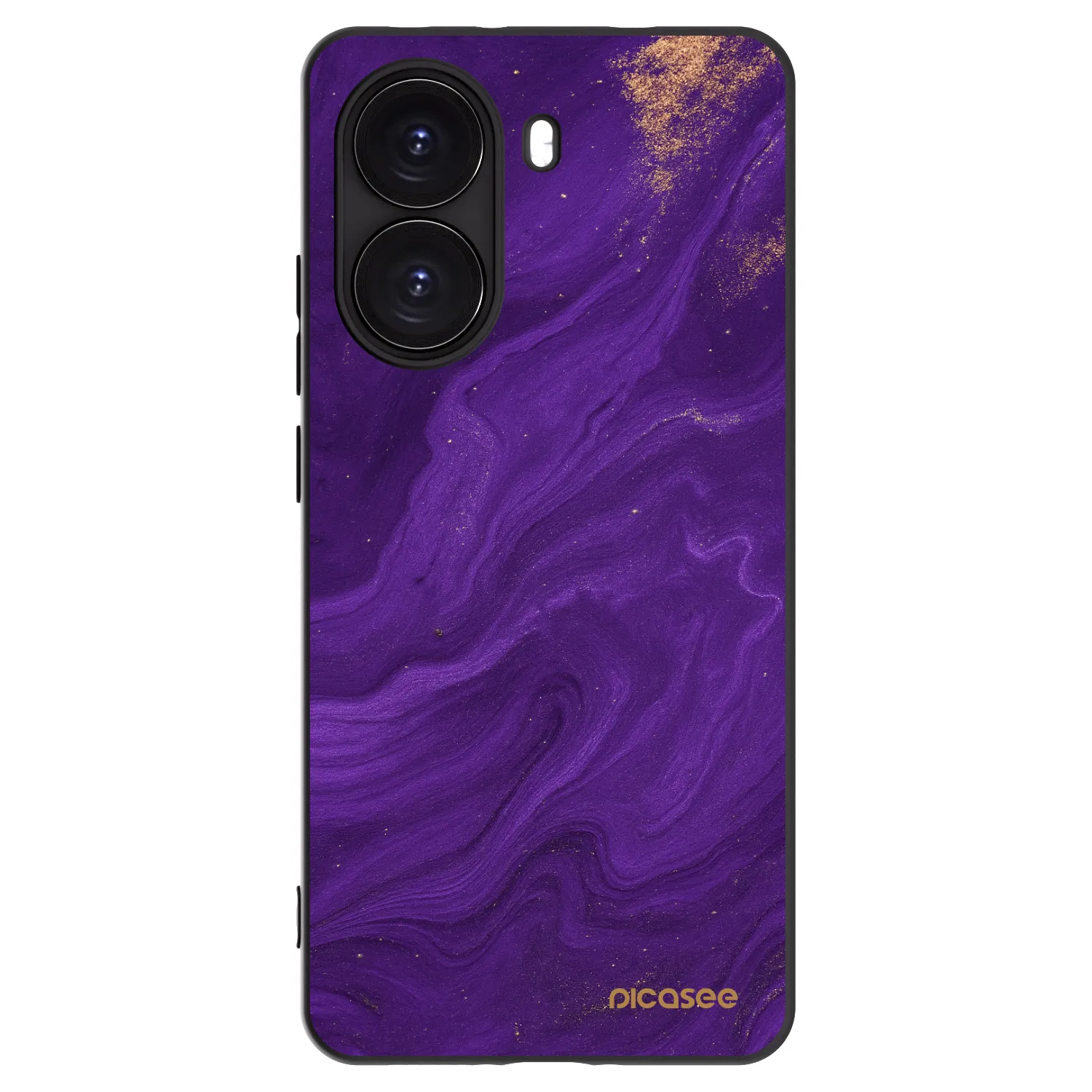Picasee silikonowe czarne etui na Xiaomi Poco X7 Pro 5G - Purple